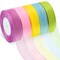 50 Yard Organza Ribbon Sheer Chiffon Stain Ribbons Dusty Rose Fading Craft for Easter Day Valentines Christmas Wedding Gift Wrapping Bouquet Craft Birthday Party Decoration(Fresh Colors)